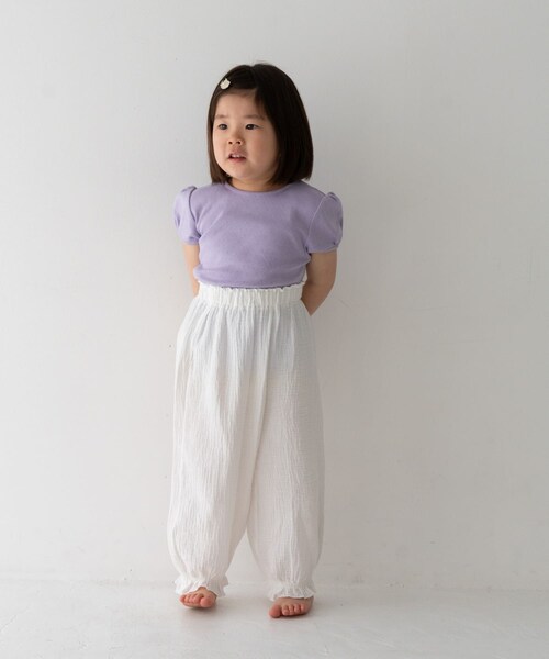 URBAN RESEARCH DOORS(アーバンリサーチドアーズ)の「Pippi+Lotta Aladdin crepe pants(KIDS)(その他トップス・キッズ・Lilac/White/Mint・M/L/XL/XXL)」の5枚目の写真