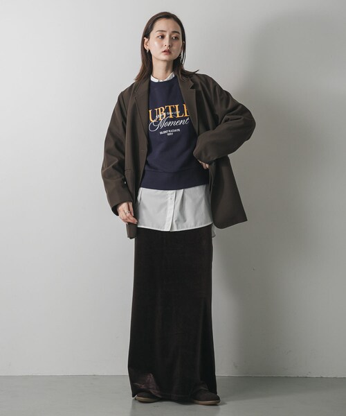 SENSE OF PLACE by URBAN RESEARCH(センスオブプレイスバイアーバンリサーチ)の「グラフィックルーズスウェット(スウェット・レディース・L.GRAY/OATMEAL/NAVY/PINK・One)」の7枚目の写真