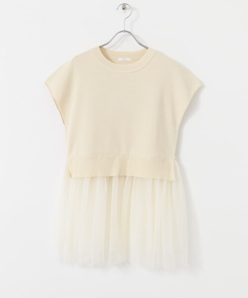 ITEMS URBANRESEARCH(アイテムズ アーバンリサーチ)の「ソウバリチュールドッキングニット(ニット/セーター・レディース・NVY/BLK/OFF・FREE)」の11枚目の写真