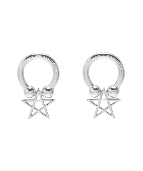 PAMEO POSE（パメオポーズ）の「Star And Ring Pierce（ピアス（両耳用）・レディース・シルバー・F）」の21枚目の写真