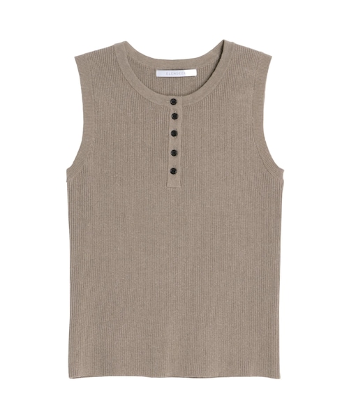 ELENDEEK（エレンディーク）の「HENRY NECK RIB KT（ニット/セーター・レディース・オフホワイト/ブラック/ピンク/ブラウン/ブルー/ミックス・F）」の7枚目の写真