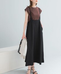 URBAN RESEARCH ROSSO（アーバンリサーチロッソ）の「ハイウエストサススカート（ジャンパースカート）」