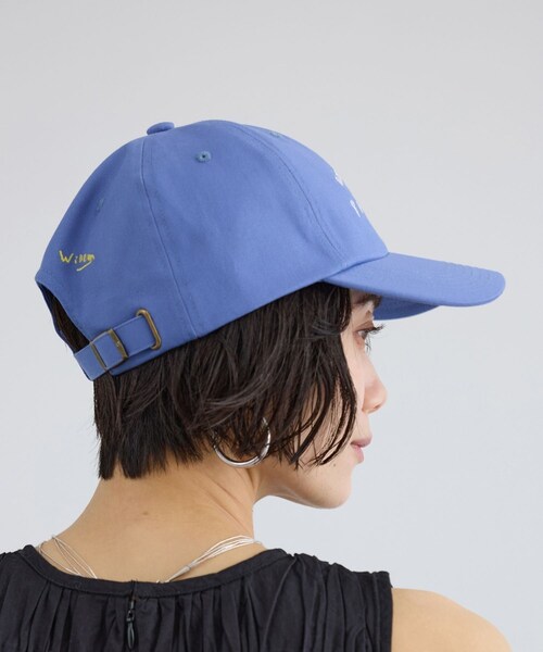 ADAM ET ROPE'（アダムエロペ）の「【LY（エルワイ）】Letter cap（キャップ・レディース・サックス/イエロー系・F）」の8枚目の写真