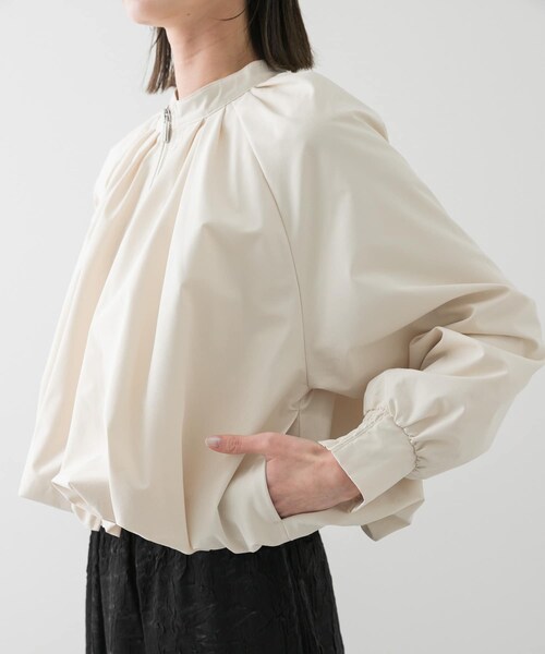 SENSE OF PLACE by URBAN RESEARCH（センスオブプレイスバイアーバンリサーチ）の「バルーンブルゾン（ブルゾン・レディース・BEIGE/BLACK/IVORY・one）」の15枚目の写真