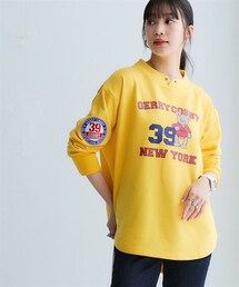 nissen | 綿混ゆるシルエットスタンドカラートレーナー＜大きいサイズ有＞（ジェリー　コスビー）(スウェット)