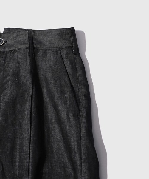 ADAM ET ROPE'（アダムエロペ）の「【Pelemele/ペールメール】HIBACK TROUSERS CHAMBRAY（その他パンツ・メンズ・ブラック・L/M）」の6枚目の写真