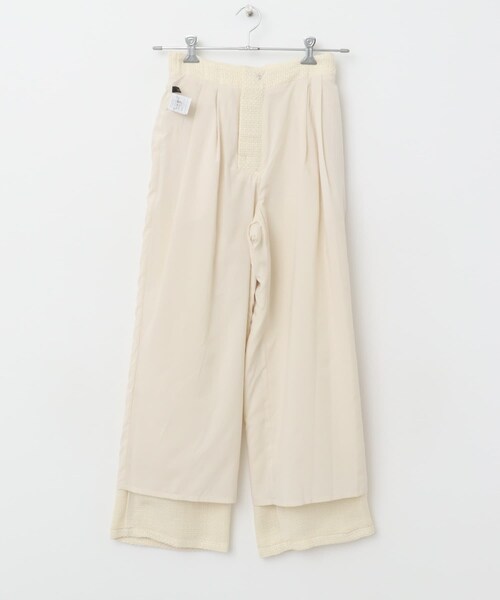 URBAN RESEARCH ROSSO（アーバンリサーチロッソ）の「ツイードストレートパンツ（その他パンツ・レディース・IVORY/NAVY×BRN・36/38）」の14枚目の写真