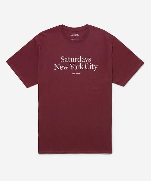 Saturdays NYC(サタデーズ ニューヨークシティ )の「Miller Standatrd Ss Tee(Tシャツ/カットソー・メンズ・ブラック/ホワイト/オフホワイト/ダークブラウン/ベージュ・L/M/S/XL)」の9枚目の写真