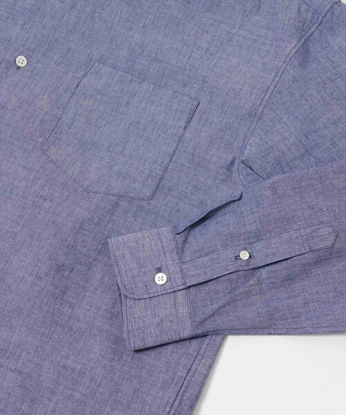 URBAN RESEARCH(アーバンリサーチ)の「ALBINI LINEN OVER SHIRTS(シャツ/ブラウス・メンズ・SAX/WHITE/PINK/M/BLUE・S/M/L)」の20枚目の写真