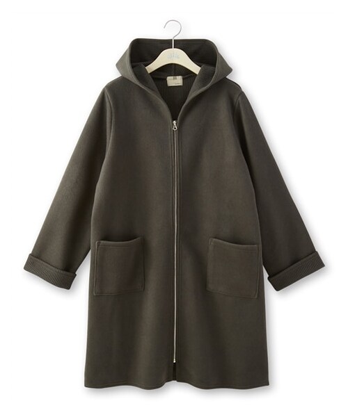 nissen（ニッセン）の「小さいサイズ ダッフルロングコート 低