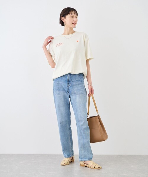 ROPE' PICNIC(ロペピクニック)の「【le coq sportif/ルコックスポルティフ】バックプリント半袖Tシャツ(Tシャツ/カットソー・レディース・ブラック/ホワイト/イエロー・M)」の12枚目の写真