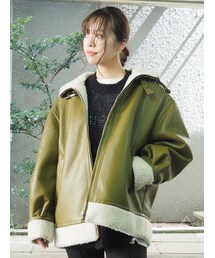 EVRIS | オーバーサイズボアブルゾン(ブルゾン)