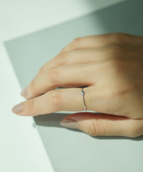 ROPE'(ロペ)の「【Lulu】R(ロペ アール)PT ノットモチーフナローリング(リング・レディース・シルバー系・11/13)」の16枚目の写真