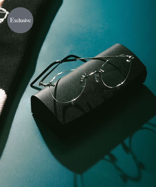 URBAN RESEARCH(アーバンリサーチ)の「『別注』KANEKO OPTICAL×URBAN RESEARCH MARTY SUPREME MODEL(メガネ・メンズ・シルバー・-)」の1枚目の写真