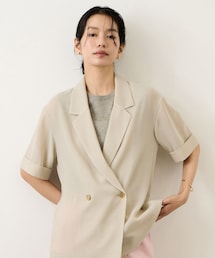 ROPE' | ハーフスリーブライトメッシュジャケット/イージーケア(テーラードジャケット)