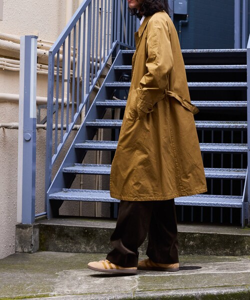 ADAM ET ROPE'（アダムエロペ）の「【AMC】Stefan（ステンカラーコート・メンズ・カーキ系・44/46/48）」の7枚目の写真