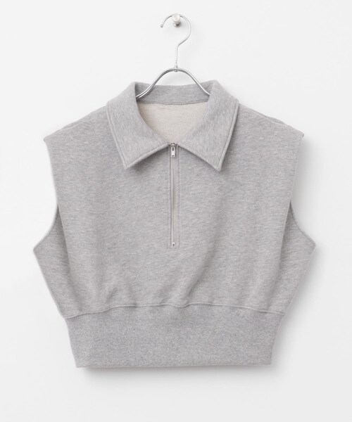 KBF（ケイビーエフ）の「ショルダータックZIPスウェット（スウェット・レディース・NAVY/TOP GRAY/BROWN・one）」の11枚目の写真