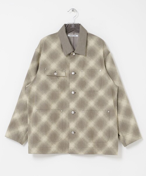 URBAN RESEARCH（アーバンリサーチ）の「SEVEN BY SEVEN　MICHIGAN CHORE COAT（テーラードジャケット・メンズ・020 GRAY・M）」の6枚目の写真