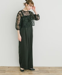 ITEMS URBANRESEARCH | チュールトップス×オールインワンセット(サロペット/オーバーオール)