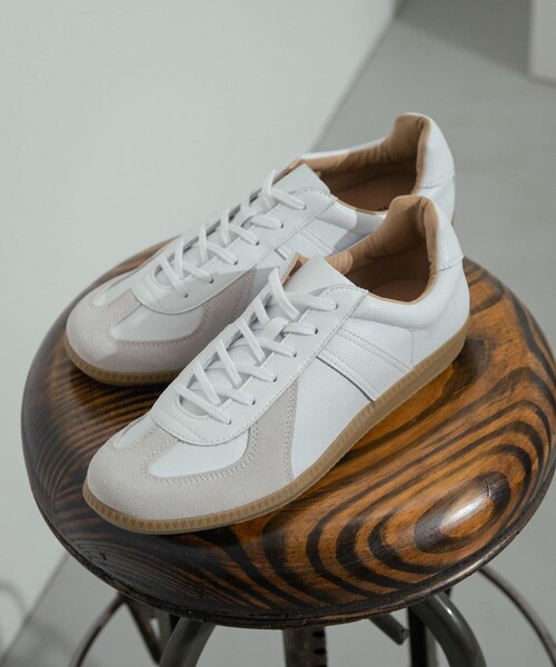 SENSE OF PLACE by URBAN RESEARCH（センスオブプレイスバイアーバンリサーチ）の「GERMAN TRAINER　GERMAN TRAINER（スニーカー・メンズ・BLACK/WHITE・41/42/43）」の11枚目の写真