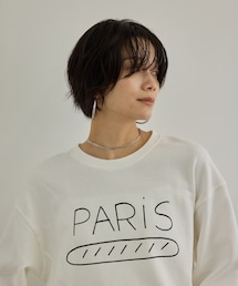 ADAM ET ROPE' | 【Camille de Cussac by SALON】アートプリントスウェット(スウェット)