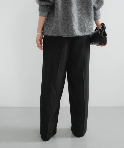 URBAN RESEARCH（アーバンリサーチ）の「ダブルクロスキュプラパンツ（その他パンツ・レディース・BROWN/BLACK/NAVY・36/38/40/42）」の8枚目の写真