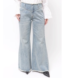 CALNAMUR | ローライズフレアデニムパンツ(その他パンツ)