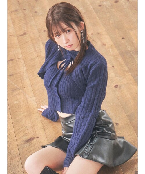 EATME（イートミー）の「レイヤードセットニットTOP（ニット