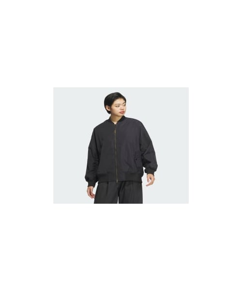 adidas（アディダス）の「カレッジ ルーズフィット ボンバージャケット