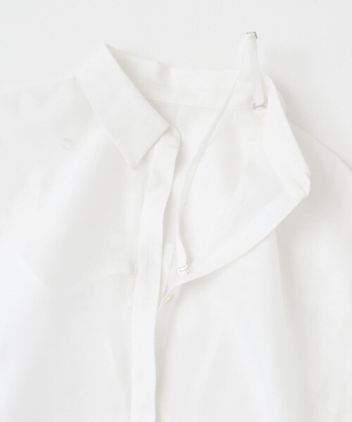 URBAN RESEARCH ROSSO（アーバンリサーチロッソ）の「リネンタッチイージーケアオーバーシャツ（シャツ/ブラウス・レディース・WHITE/LEMON/BLUE/NAVY・FREE）」の12枚目の写真