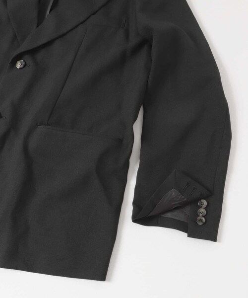 URBAN RESEARCH(アーバンリサーチ)の「NOMARHYTHM TEXTILE Wide Lapel Tailored Jk(テーラードジャケット・レディース・Black/Beige・1)」の5枚目の写真