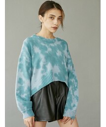 EVRIS | タイダイニットトップス(ニット/セーター)