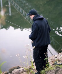 WILDTHINGS×LAKE SEEKERS　POLARTEC DRAWSTRING HOOD