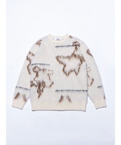 EMODA（エモダ）の「【VEQUM】FLUFFY COLOR KNIT（その他・レディース・アイボリー/グリーン/ライトミックス/ミックス・F）」の3枚目の写真