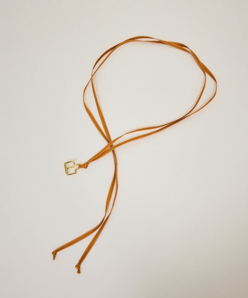 ADAM ET ROPE'(アダムエロペ)の「【AXEP(アクセップ)】mini buckle gold(ベルト・レディース・ゴールド・F)」の8枚目の写真