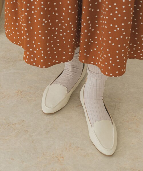RODE SKO（ロデスコ）の「『MADE IN JAPAN』ELKE やわらかスリッポン（スリッポン・レディース・MILK TEA/PISTACHIO/IVORY/BLACK/LIGHT GRAY/OFF WHITE/BROWN・36/37/38）」の11枚目の写真