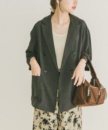 ITEMS URBANRESEARCH | リネンライクハーフスリーブジャケット(テーラードジャケット)