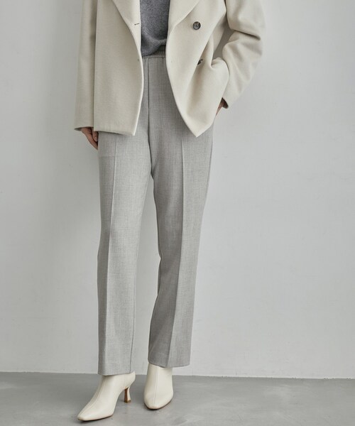 ROPE'(ロペ)の「【高評価】裏起毛ドロストリラックスパンツ/セットアップ対応(その他パンツ・レディース・オフホワイト/グレー・38/36)」の21枚目の写真