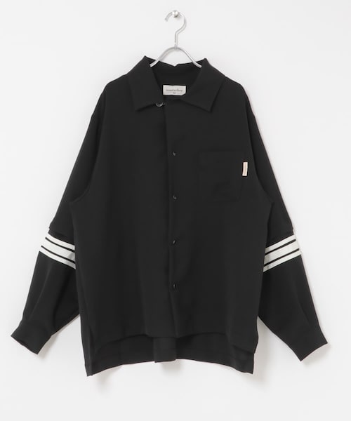 THE GOODLAND MARKET（ザグッドランドマーケット）の「master key　FLOW-SH（シャツ/ブラウス・メンズ・BLK/GRN/WHT・Free）」の2枚目の写真