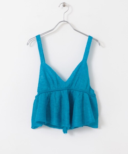 URBAN RESEARCH DOORS(アーバンリサーチドアーズ)の「unfil mohair&silk camisole top(キャミソール・レディース・lightgreen/off white/blue・1)」の14枚目の写真