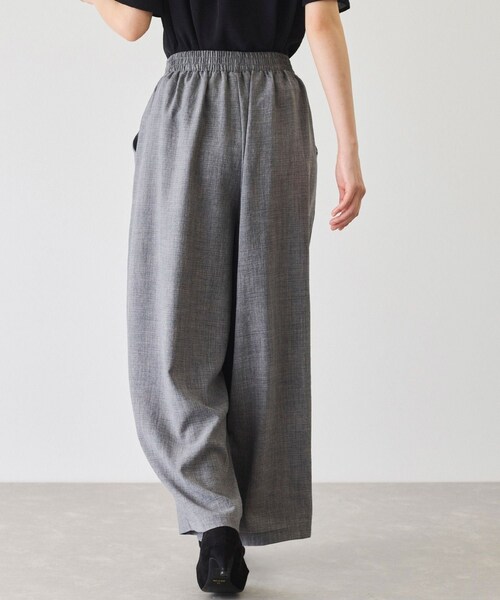 Jayro（ジャイロ）の「麻ライクパンツ（スラックス・レディース・ブラック/グレー/ブルー・F）」の20枚目の写真