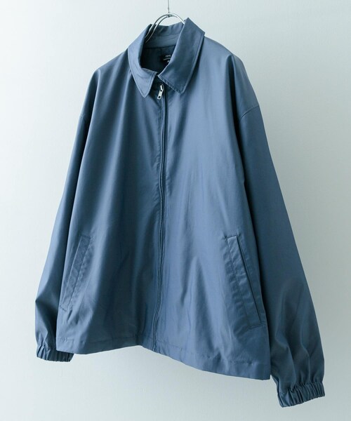 ITEMS URBANRESEARCH(アイテムズ アーバンリサーチ)の「ナイロンシャンブレー ハリントンジャケット(テーラードジャケット・メンズ・BEG/P.BEG/BLU・M/L)」の11枚目の写真