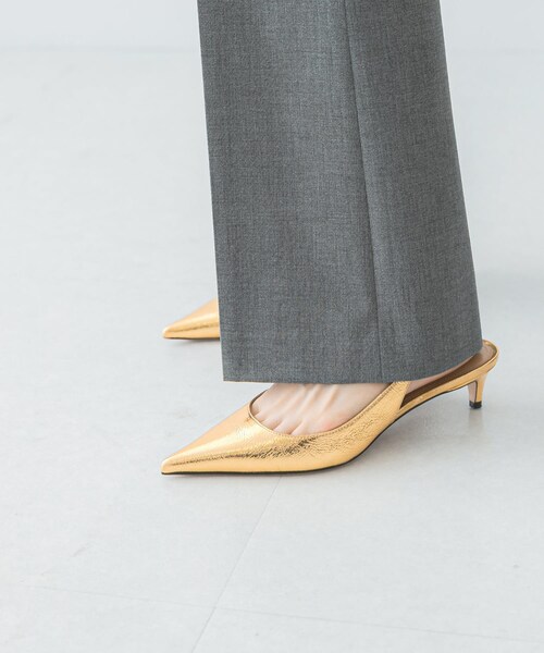 URBAN RESEARCH ROSSO（アーバンリサーチロッソ）の「PELLICO　バックストラップパンプス（パンプス・レディース・GOLD・36/36.5/37/37.5/38）」の3枚目の写真