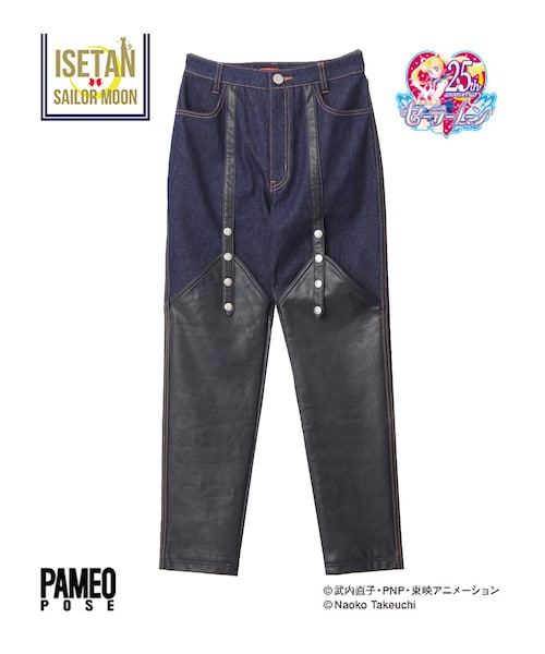 PAMEO POSE(パメオポーズ)の「Sailor Starlights Denim Pants(デニムパンツ・レディース・ブラック・F)」の1枚目の写真