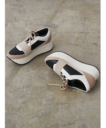 ELENDEEK | LACE UP PLATFORM SOLE SNEAKERS(スニーカー)