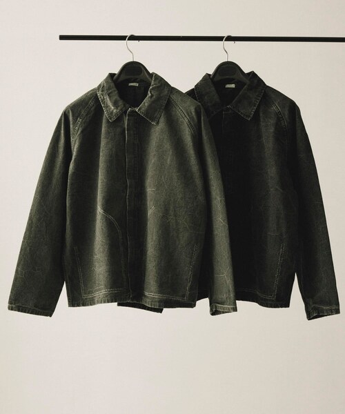 URBAN RESEARCH（アーバンリサーチ）の「A PRESSE　Vintage Hunting Jacket（テーラードジャケット・メンズ・OLIVE/BLACK・1/2/3）」の8枚目の写真