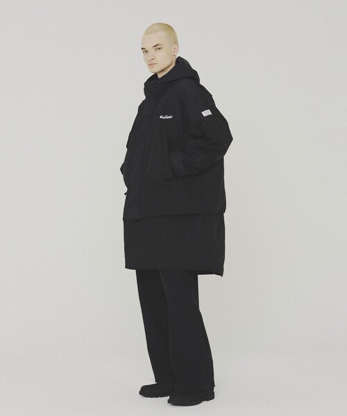 ADAM ET ROPE'（アダムエロペ）の「【elephant TRIBAL fabrics × WILD THINGS for ADAM ET ROPE'】EX DETACHABLE MONSTER PARKA（その他アウター・メンズ・ブラック/カーキ・L/M）」の15枚目の写真