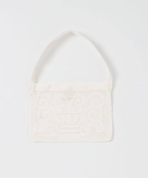 かぐれ（カグレ）の「Nananita　FOUNTAIN CROCHET BAG（その他雑貨・レディース・DOVE/BLACK・Free）」の4枚目の写真