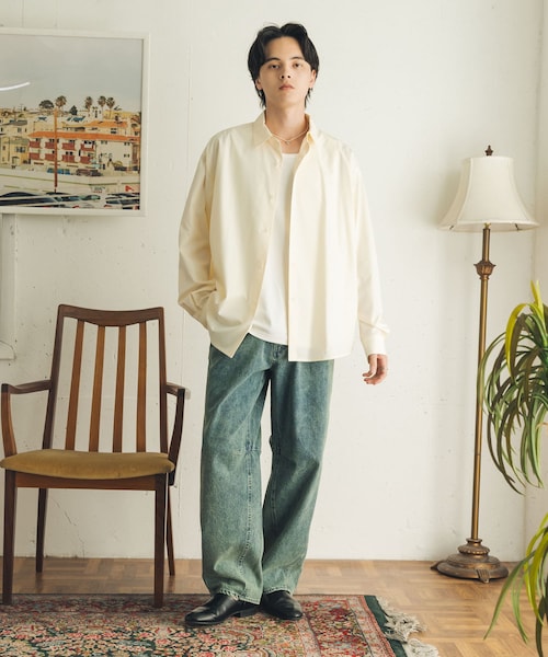 SENSE OF PLACE by URBAN RESEARCH(センスオブプレイスバイアーバンリサーチ)の「カラーカーブデニム(デニムパンツ・メンズ・BLACK/L.INDIGO/ONE WASH・M/L)」の19枚目の写真