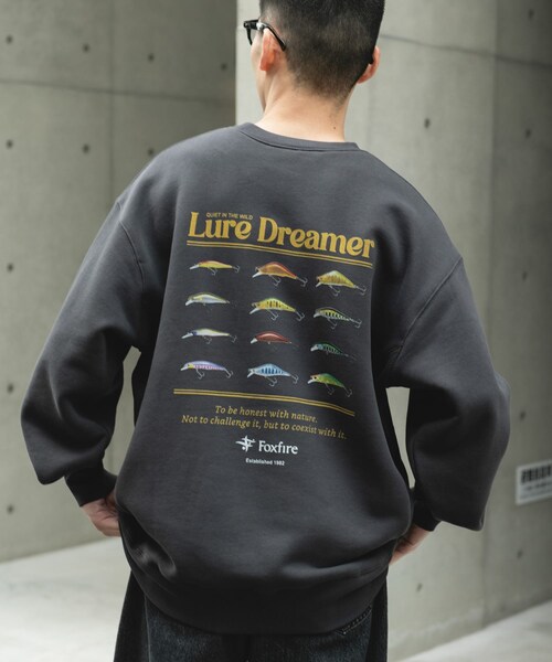 URBAN RESEARCH DOORS（アーバンリサーチドアーズ）の「FOXFIRE プリントスウェット（スウェット・メンズ・杢GRAY①/杢GRAY②/CHARCOAL①/CHARCOAL②・M/L）」の18枚目の写真